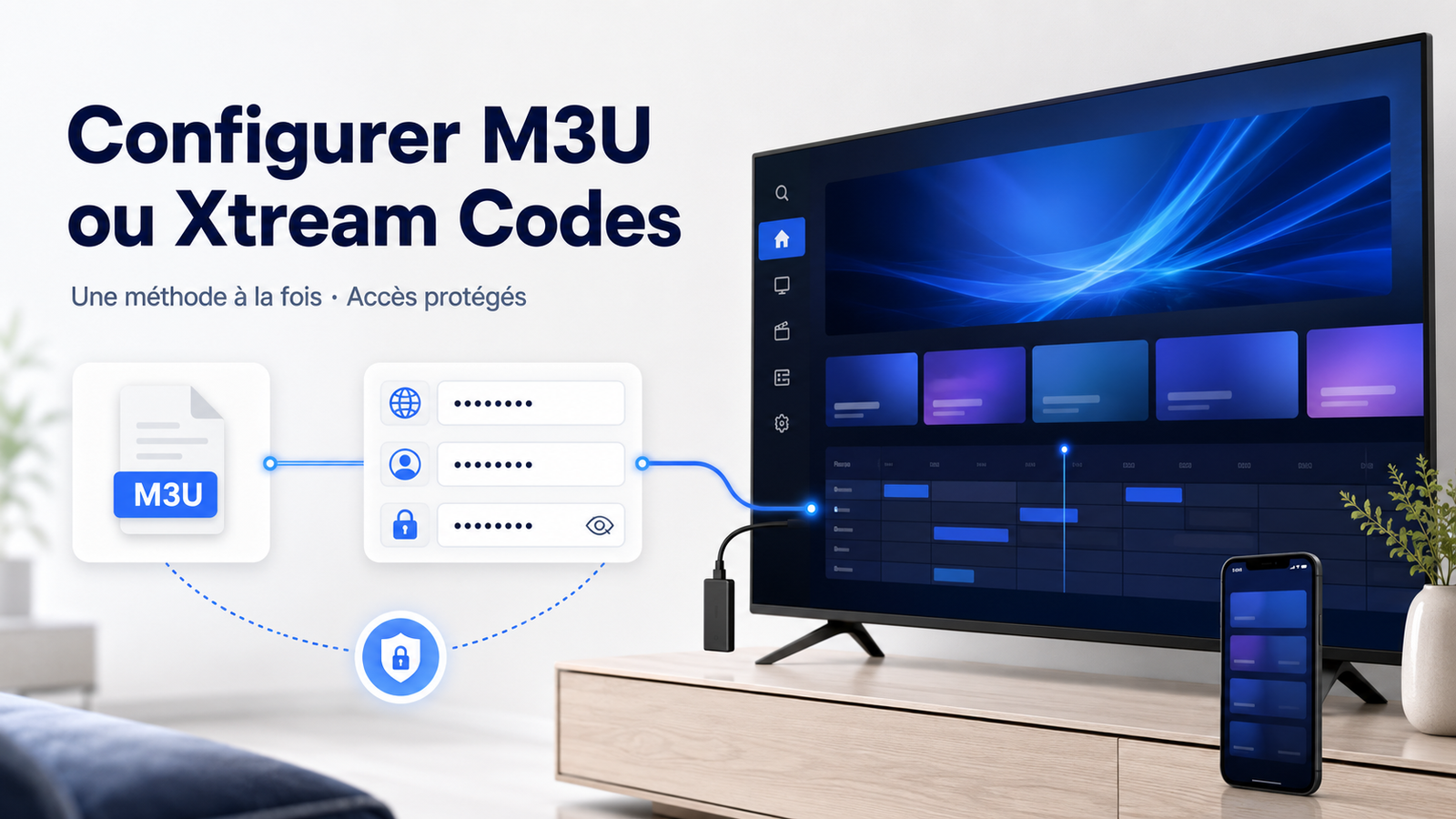 Configurer M3U ou Xtream Codes sur IPTV Fire TV Stick