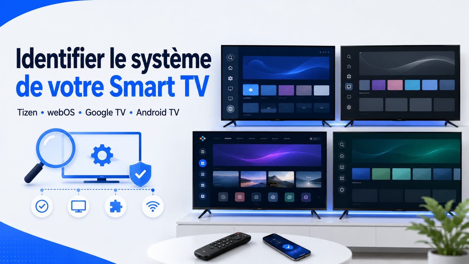 Identifier le système avant d’installer IPTV sur Smart TV