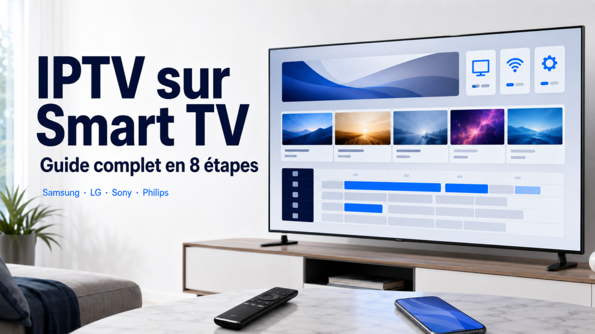 IPTV sur Smart TV avec un guide complet d’installation en 8 étapes