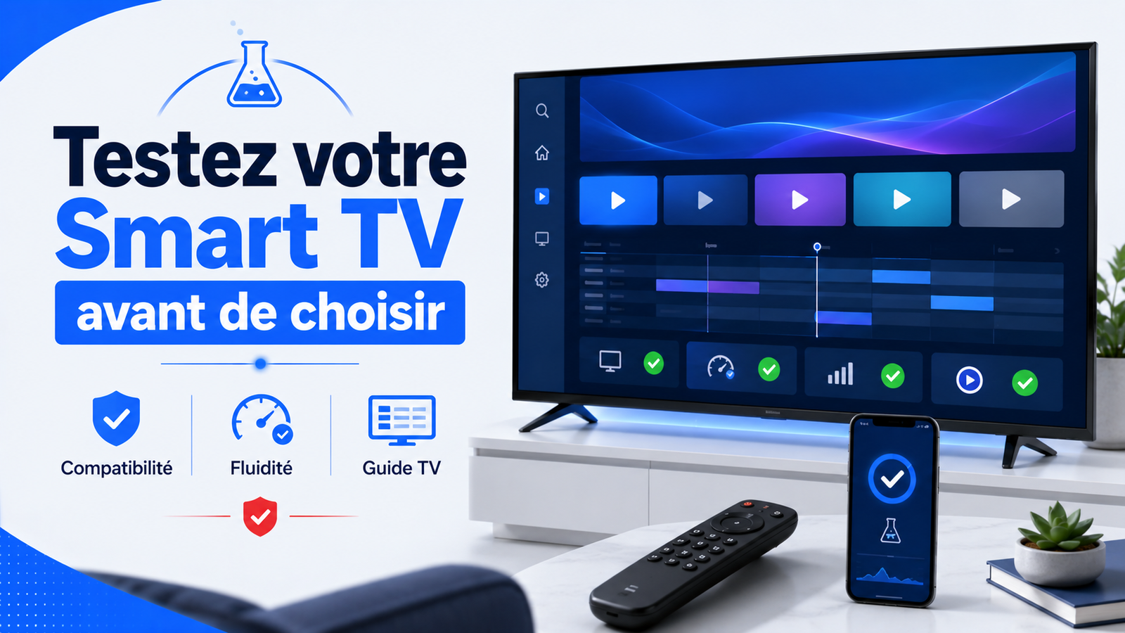 Tester IPTV sur Smart TV avant de choisir