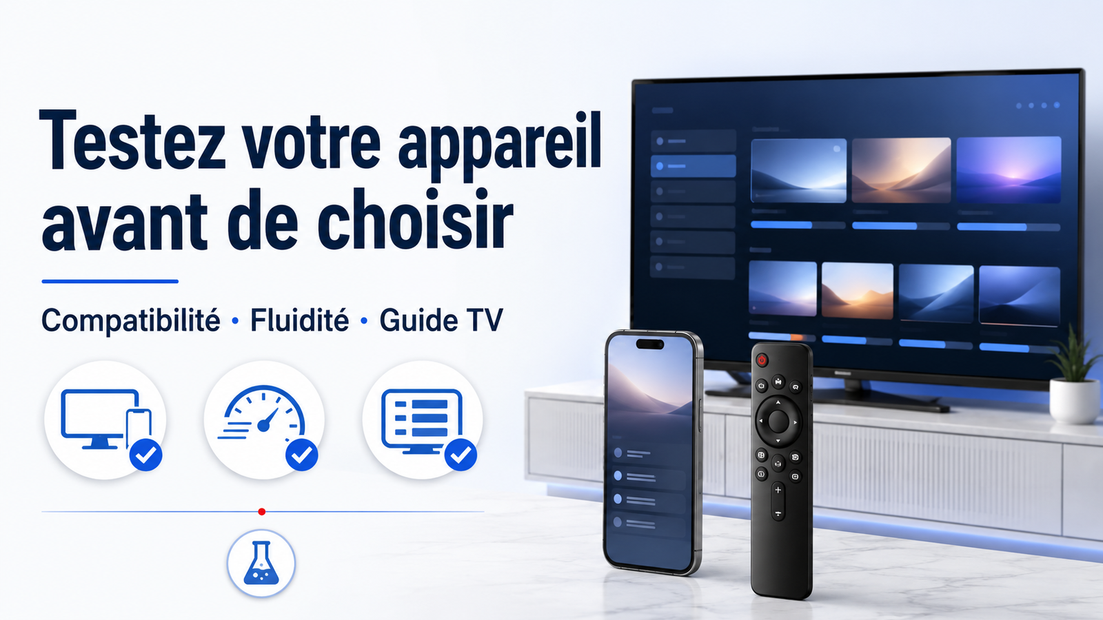 Tester IPTV sur son appareil avant de choisir